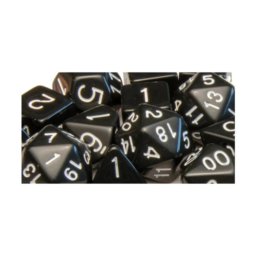 Набор Poly — непрозрачный черный с белым (7), Game Dice - Opaque (Role 4 Initiative)
Набор Poly — непрозрачный черный с белым (7), Game Dice - Opaque (Role 4 Initiative)