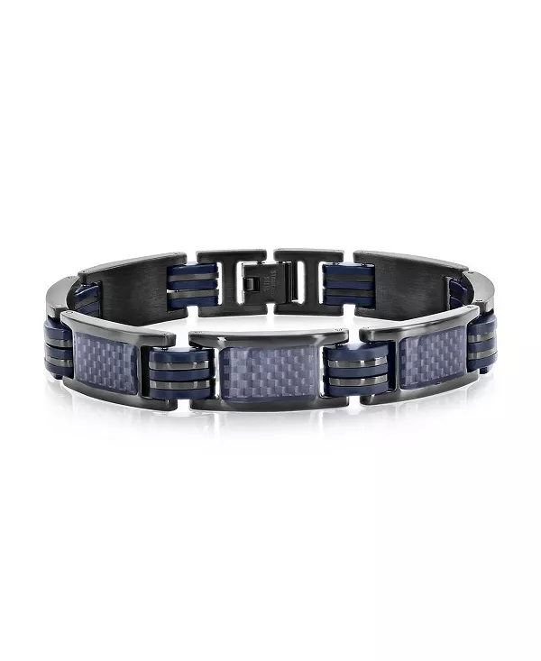 Браслет из нержавеющей стали, черного каучука и углеродного волокна Metallo, black
Браслет из нержавеющей стали, черного каучука и углеродного волокна Metallo, black