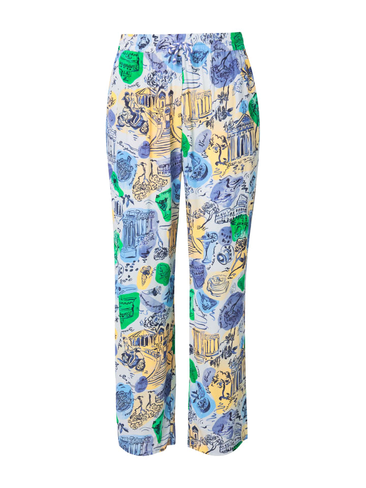 Тканевые брюки Ulla Popken, белый
Тканевые брюки Ulla Popken, белый