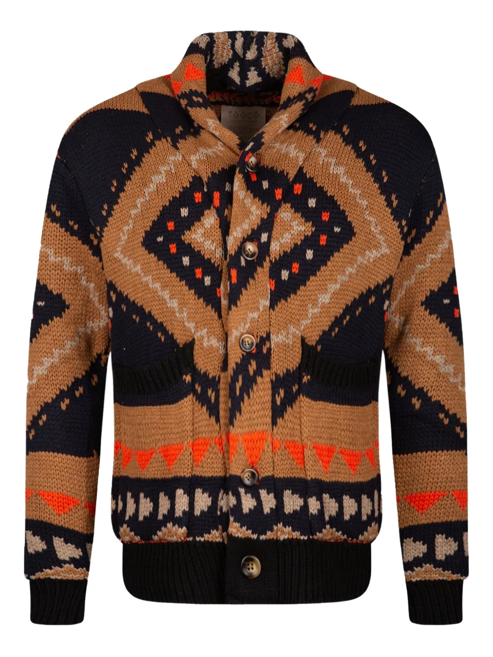 Кардиган с узором Tooco, синий
Кардиган с узором Tooco, синий