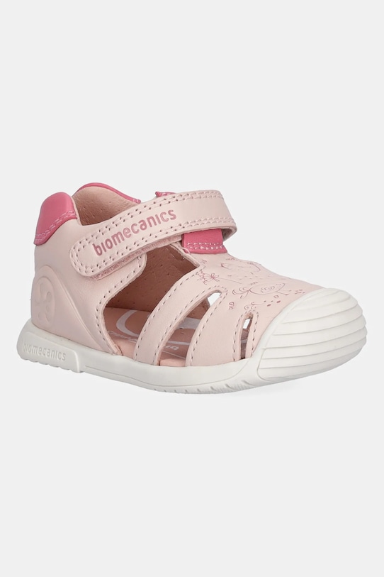 Кожаные детские сандалии Biomecanics, розовый 
Кожаные детские сандалии Biomecanics, розовый
