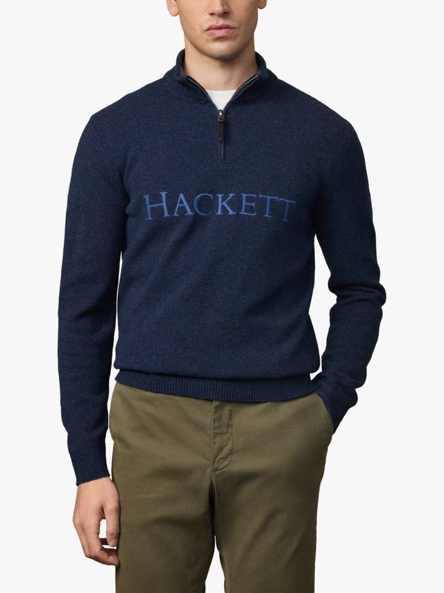 Шерстяной джемпер с высоким воротником на молнии Hackett London
Шерстяной джемпер с высоким воротником на молнии Hackett London