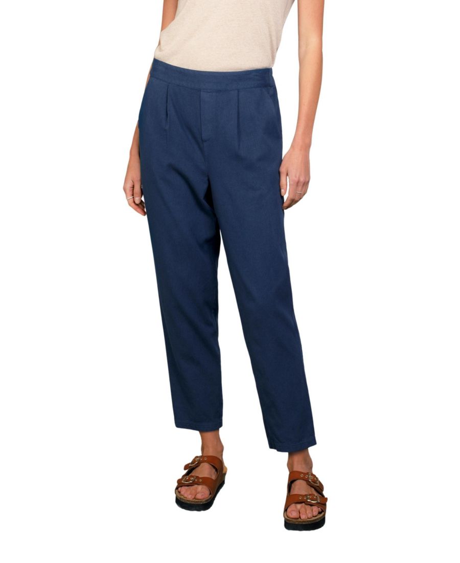 Женские зауженные брюки из саржи на резинке Celtic & Co, Dark navy
Женские зауженные брюки из саржи на резинке Celtic & Co, Dark navy