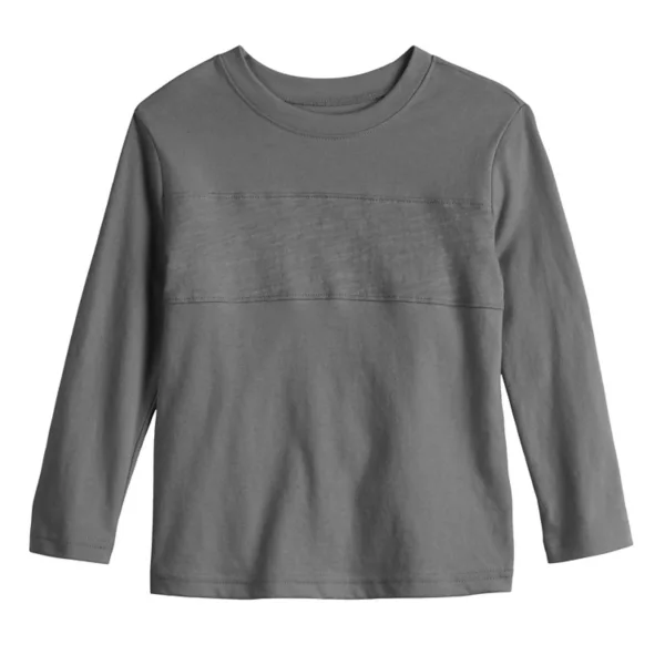 Детская футболка с длинным рукавом для мальчиков Essential Blocked Jumping Beans, серый
Детская футболка с длинным рукавом для мальчиков Essential Blocked Jumping Beans, серый