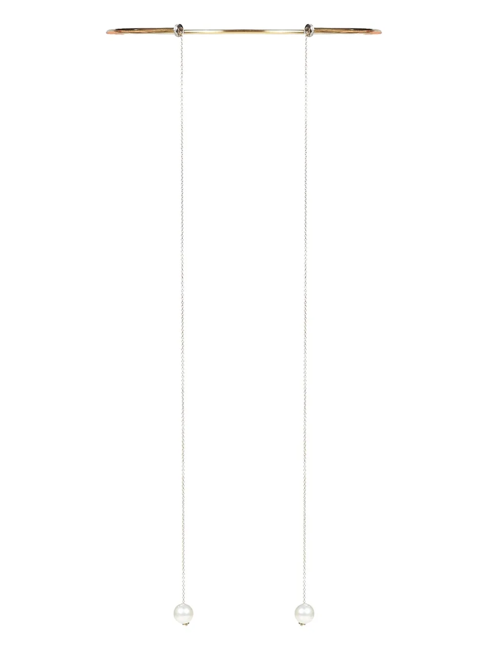 Жесткое ожерелье-цепочка с жемчугом из желтого золота 18 карат Delfina Delettrez, золотистый
Жесткое ожерелье-цепочка с жемчугом из желтого золота 18 карат Delfina Delettrez, золотистый