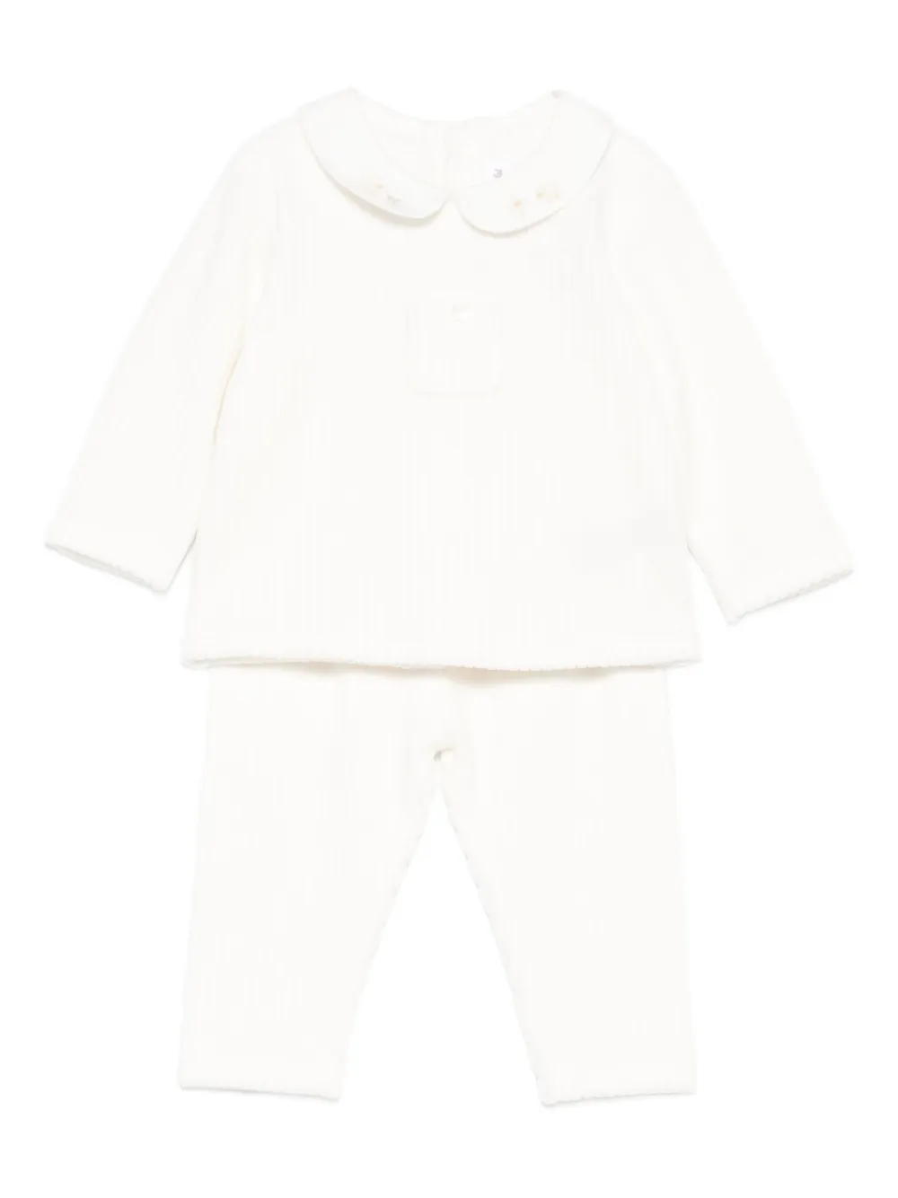 Костюм с воротником Питер Пэн Tartine Et Chocolat, белый
Костюм с воротником Питер Пэн Tartine Et Chocolat, белый