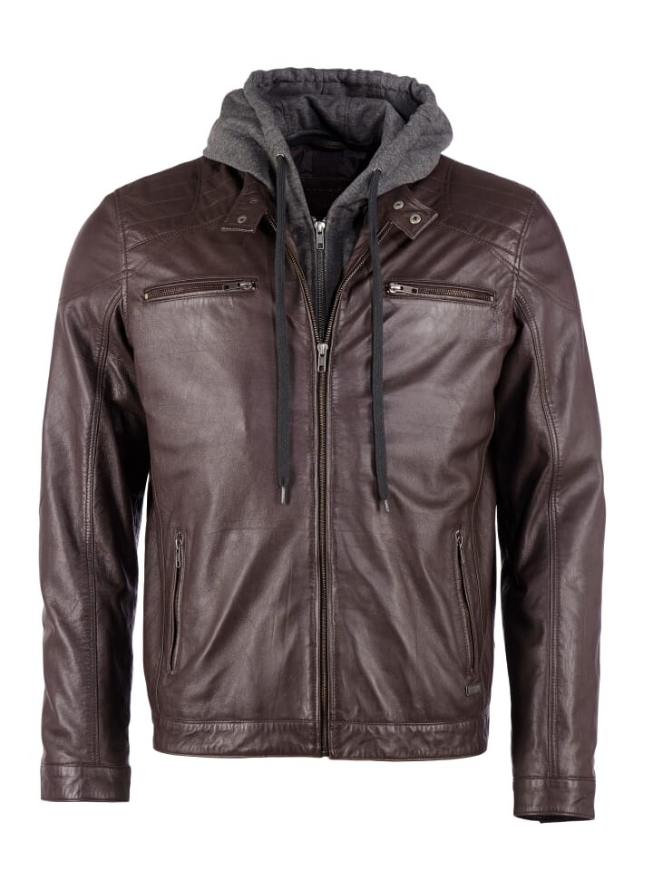 Кожаная куртка Mustang Foster, темно-коричневый
Кожаная куртка Mustang Foster, темно-коричневый