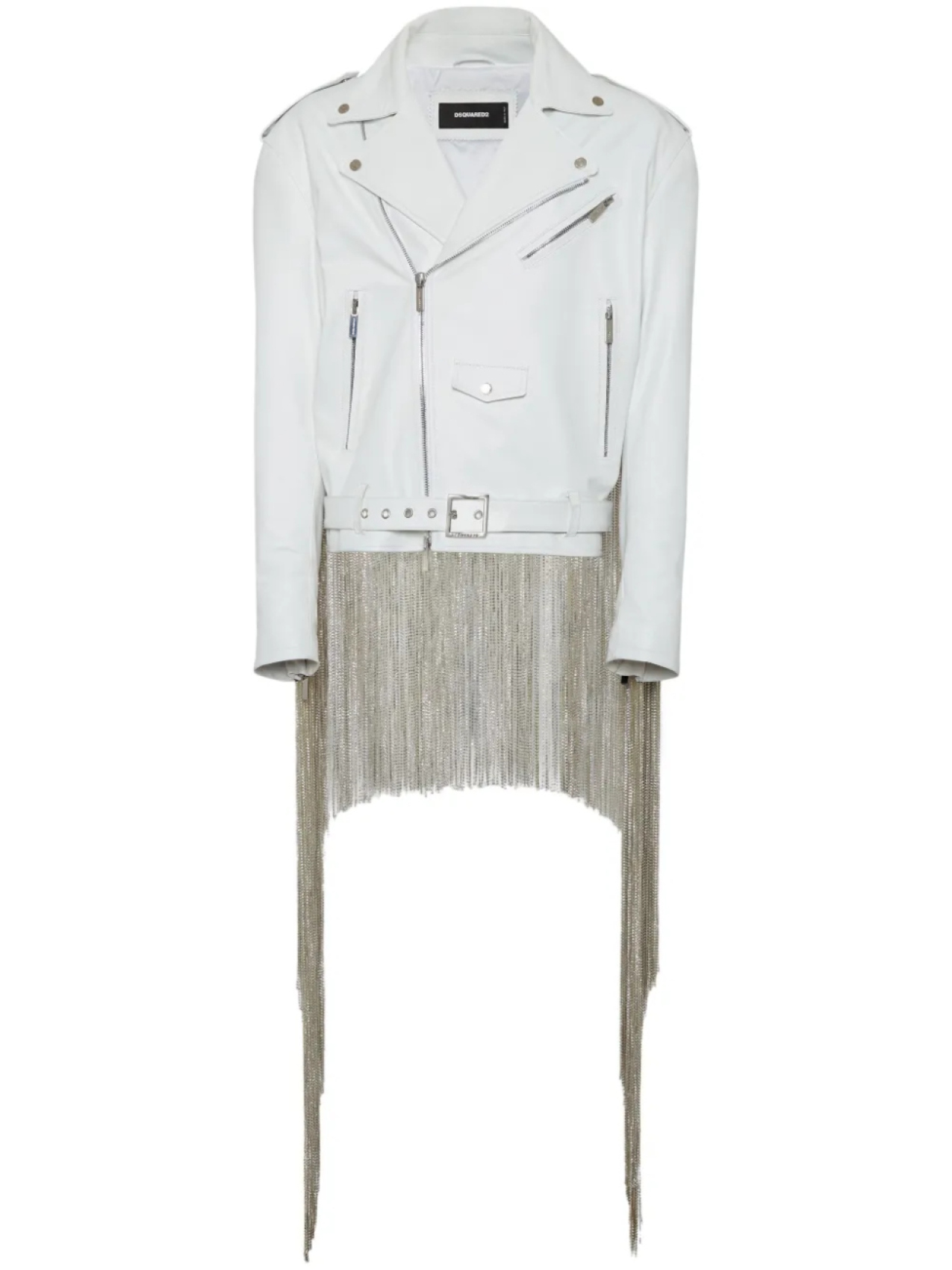 DSQUARED2 куртка с бахромой, белый
DSQUARED2 куртка с бахромой, белый