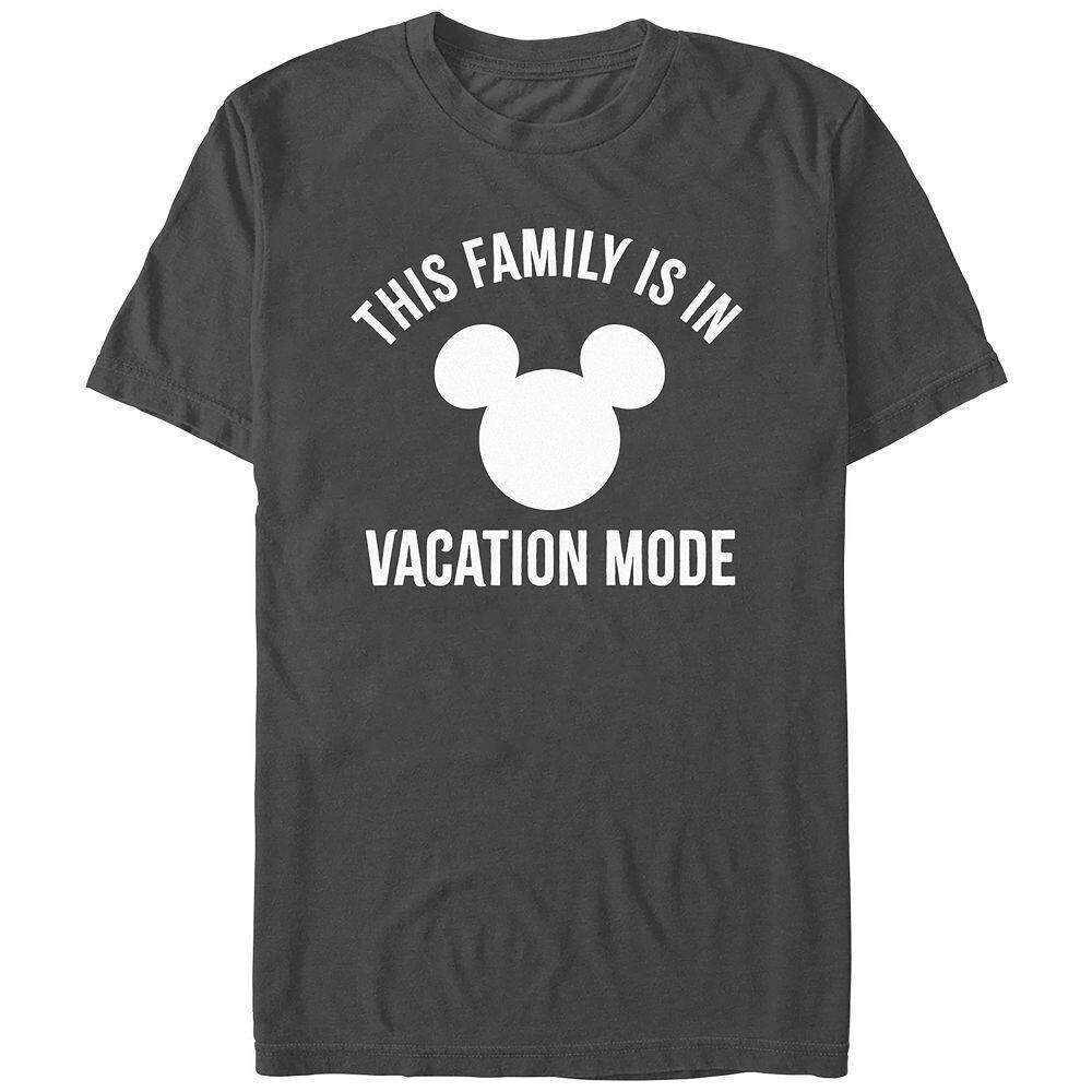 Мужская футболка Disney's This Family Is In Vacation Mode с логотипом Микки Хэда Licensed Character, цвет Charcoal
Мужская футболка Disney's This Family Is In Vacation Mode с логотипом Микки Хэда Licensed Character, цвет Charcoal