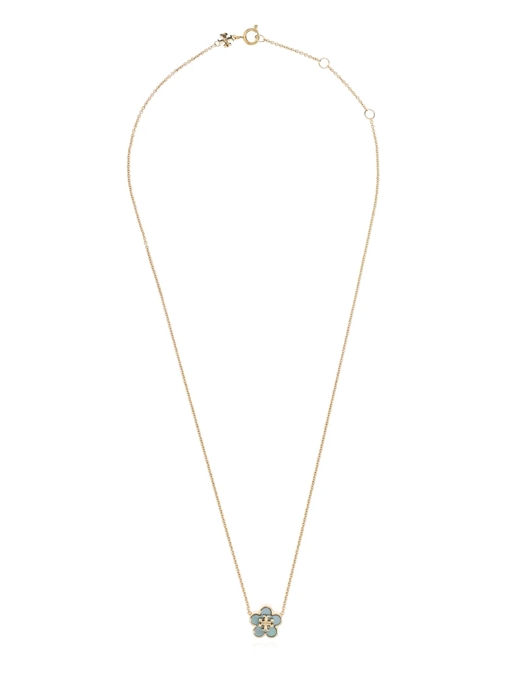 Ожерелье с цветочным орнаментом Tory Burch, золотой
Ожерелье с цветочным орнаментом Tory Burch, золотой