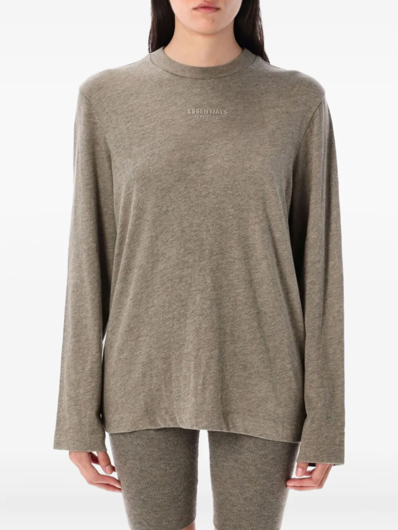 Футболка с круглым вырезом и длинными рукавами FEAR OF GOD ESSENTIALS, коричневый
Футболка с круглым вырезом и длинными рукавами FEAR OF GOD ESSENTIALS, коричневый