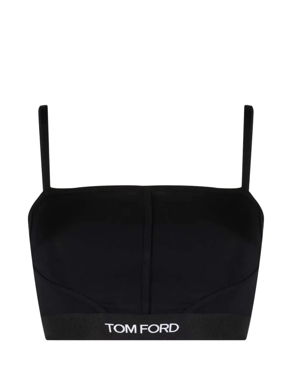 Бюстгальтер с квадратным вырезом и фирменной лентой Tom Ford, черный
Бюстгальтер с квадратным вырезом и фирменной лентой Tom Ford, черный