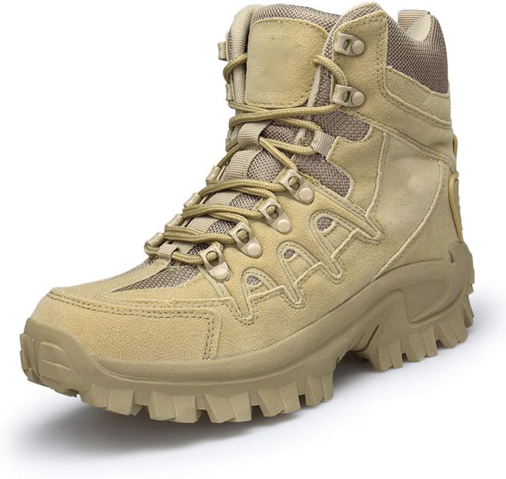 Мужские тактические армейские ботинки, высокие дышащие походные и боевые ботинки для скалолазания, бежевые - 43/UK 8.5/US 9 Jlfzc
Мужские тактические армейские ботинки, высокие дышащие походные и боевые ботинки для скалолазания, бежевые - 43/UK 8.5/US 9 Jlfzc