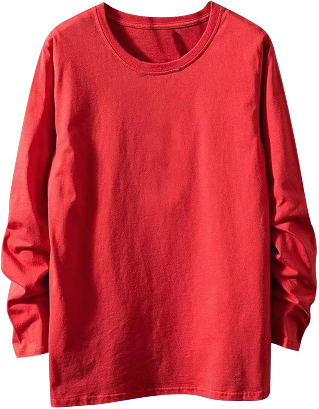 Мужская базовая футболка с длинным рукавом Plus Size Cotton Crewneck
Мужская базовая футболка с длинным рукавом Plus Size Cotton Crewneck