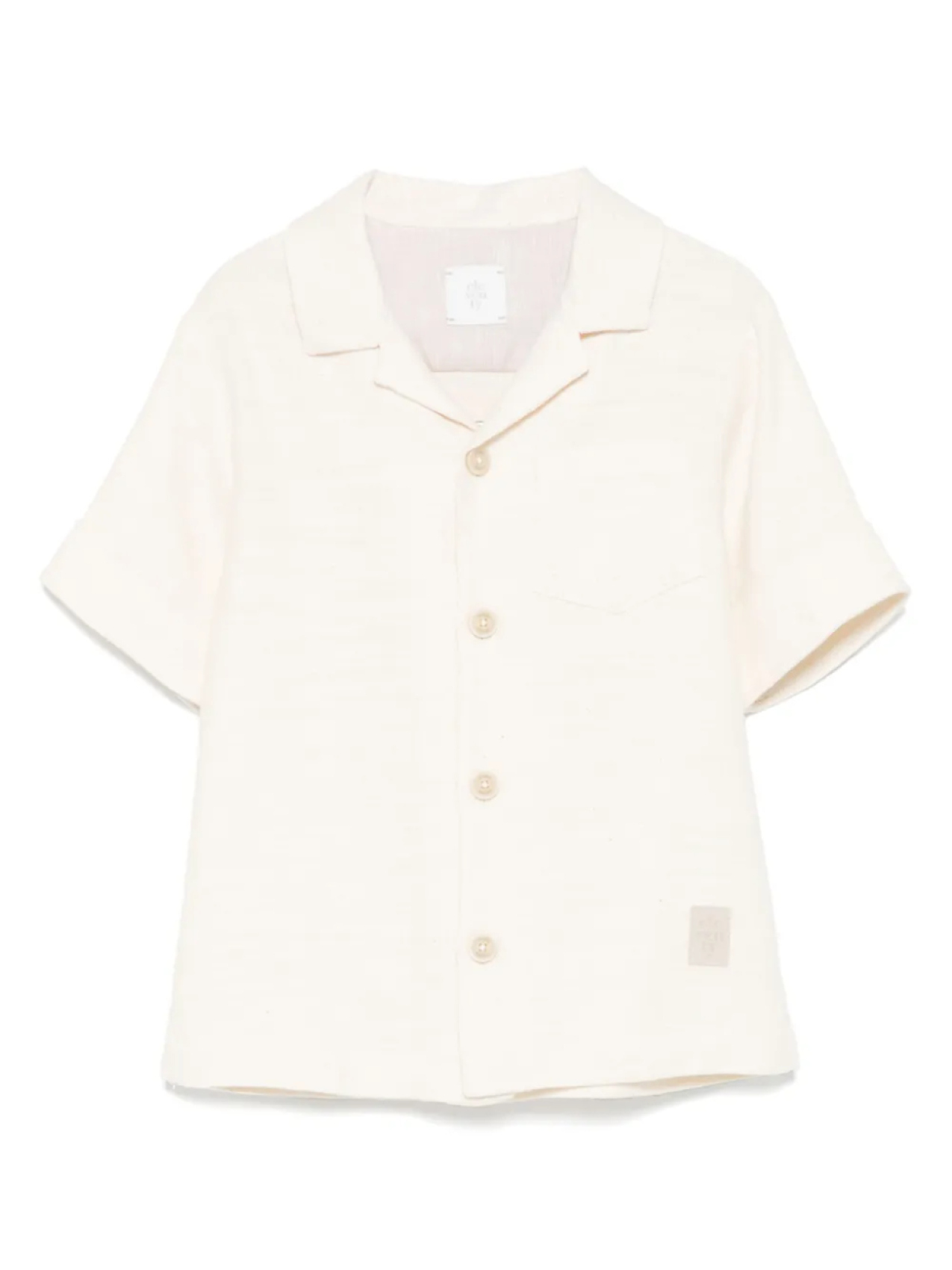 Eleventy Kids рубашка с нашивкой-логотипом, нейтральный
Eleventy Kids рубашка с нашивкой-логотипом, нейтральный