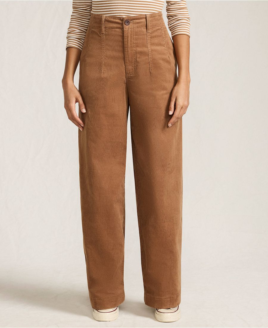 Женские вельветовые брюки с высокой посадкой, широкими штанинами и декоративной строчкой Lands' End, Maple toffee
Женские вельветовые брюки с высокой посадкой, широкими штанинами и декоративной строчкой Lands' End, Maple toffee