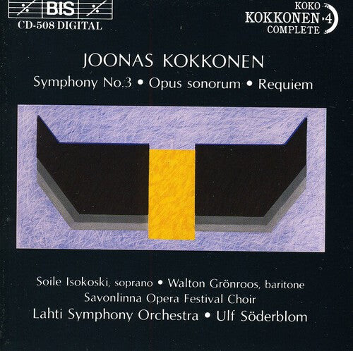 CD диск Kokkonen / Soderblom / Lahti So: Symphony 3 / Opus Sonorum / Requiem
CD диск Kokkonen / Soderblom / Lahti So: Symphony 3 / Opus Sonorum / Requiem