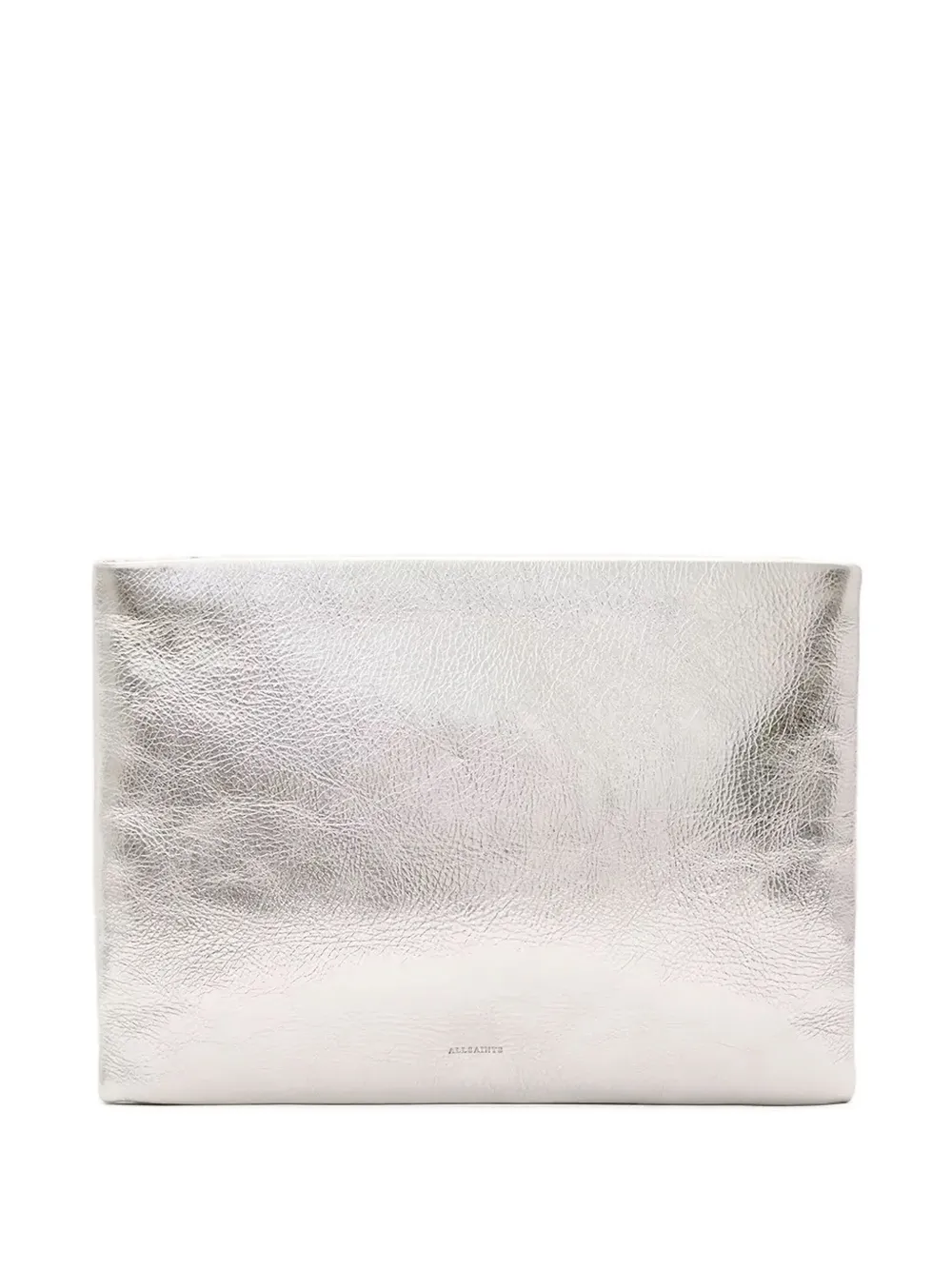 Клатч из металлизированной кожи AllSaints, серебяный
Клатч из металлизированной кожи AllSaints, серебяный