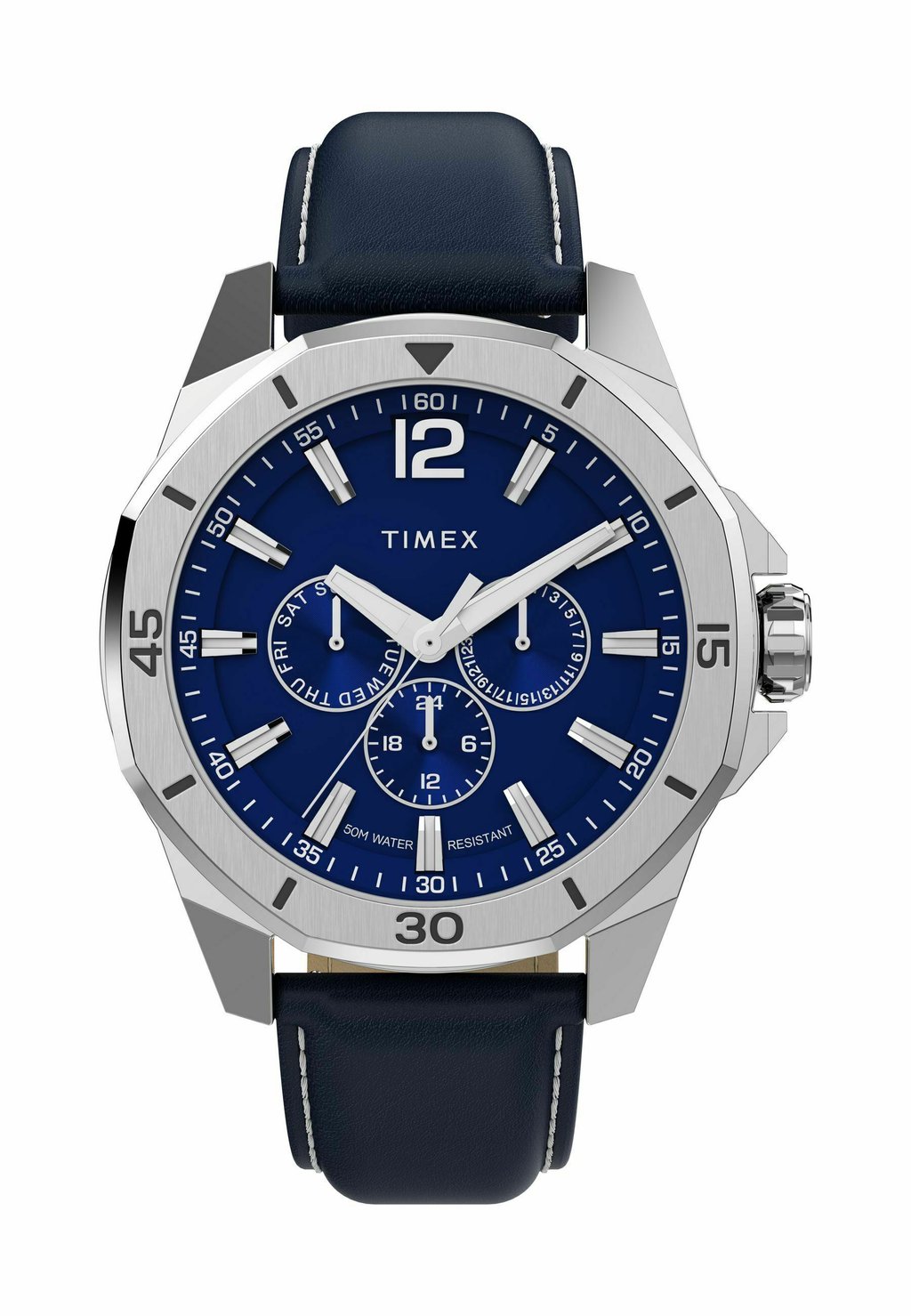 Часы с хронографом Timex, синий
Часы с хронографом Timex, синий