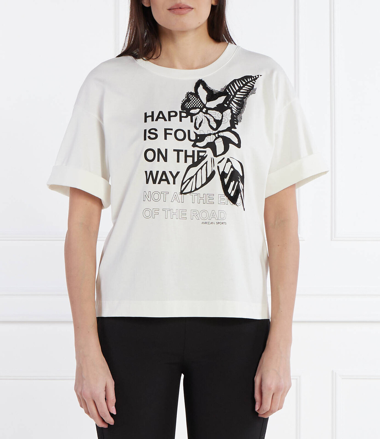 Футболка Marc Cain Loose fit, белый
Футболка Marc Cain Loose fit, белый