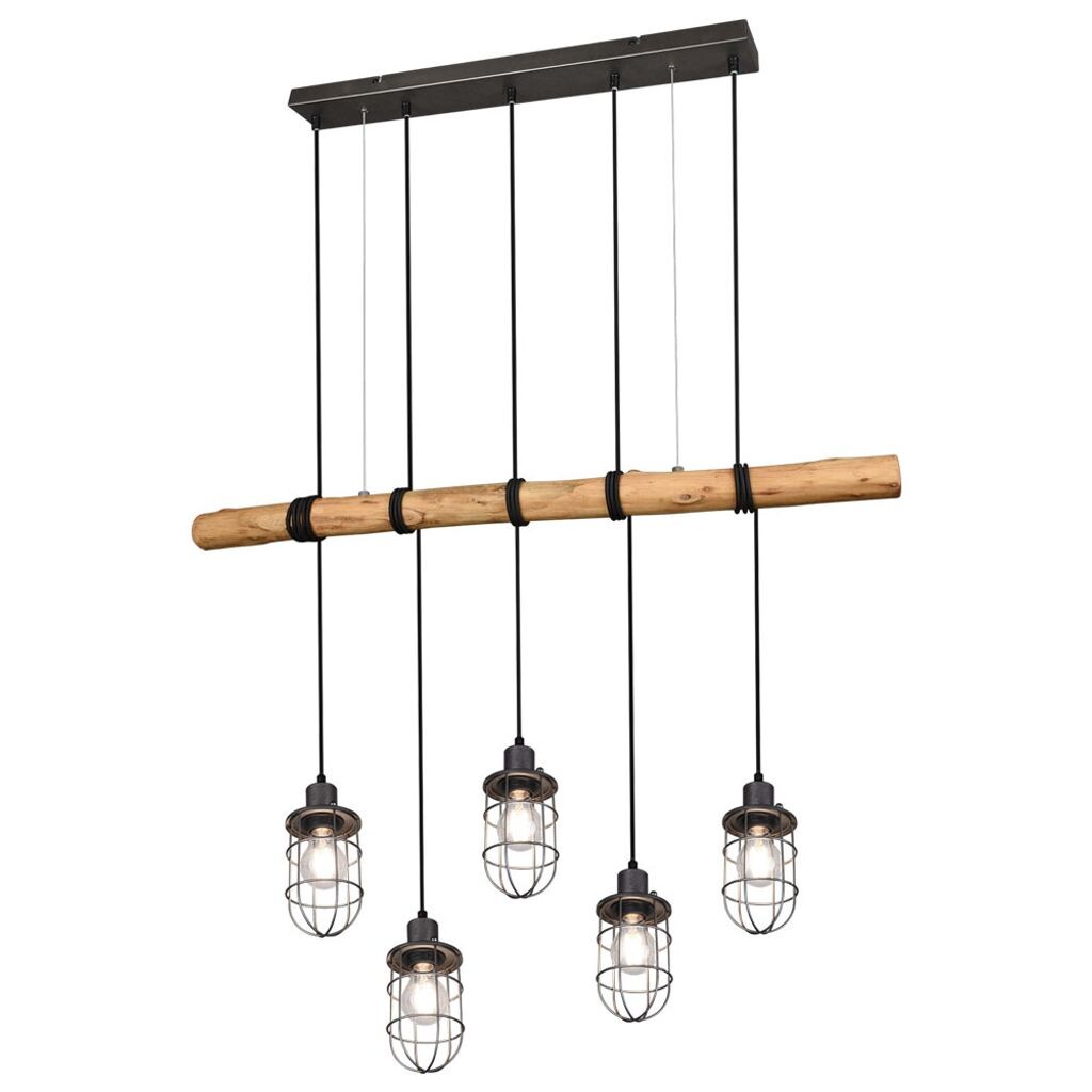 Подвесной светильник, естественные балки, черная решетка, L 100 см etc-shop, коричневый
Подвесной светильник, естественные балки, черная решетка, L 100 см etc-shop, коричневый