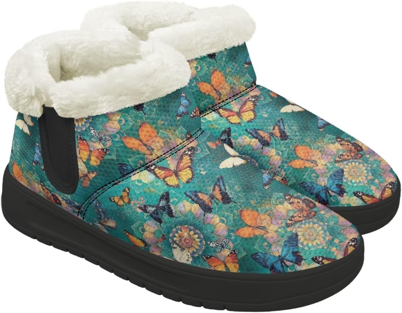 Зимние Ботинки Forchrinse для Женщин и Мужчин, Модные Меховые Ботильоны с Меховой Подкладкой, Butterfly Pattern
Зимние Ботинки Forchrinse для Женщин и Мужчин, Модные Меховые Ботильоны с Меховой Подкладкой, Butterfly Pattern