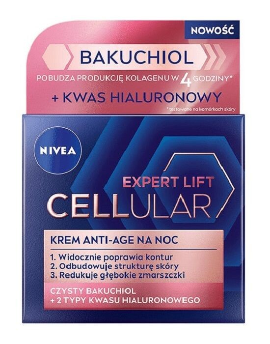 Nivea Cellular Expert Lift крем для лица на ночь, 50 ml
Nivea Cellular Expert Lift крем для лица на ночь, 50 ml