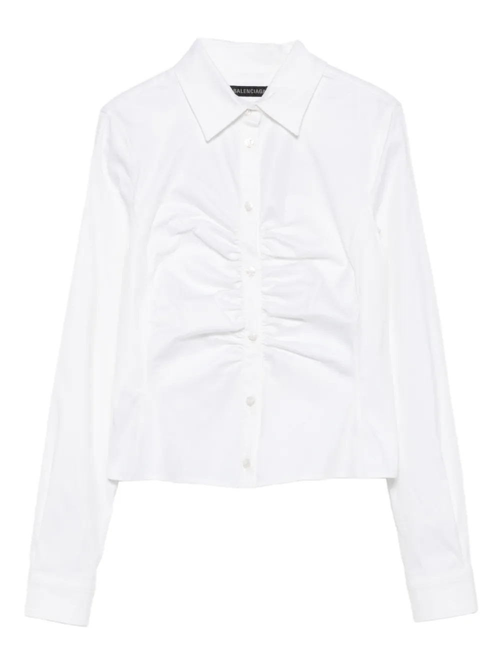 Рубашка со сборками и длинными рукавами BALENCIAGA, белый
Рубашка со сборками и длинными рукавами BALENCIAGA, белый