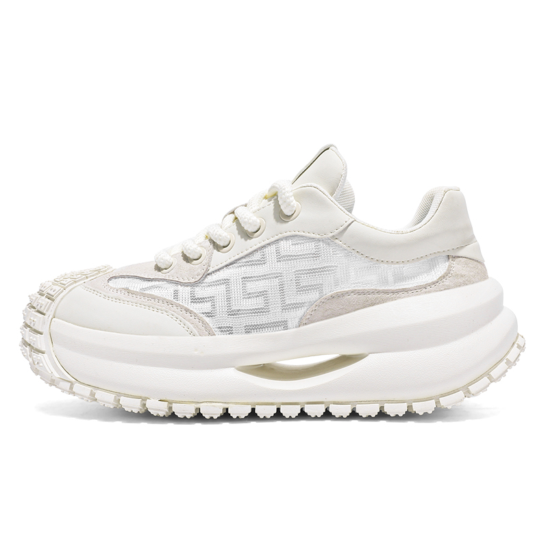 AD Мужские белые низкие повседневные туфли с амортизацией и эффектом увеличения роста, цвет White 
AD Мужские белые низкие повседневные туфли с амортизацией и эффектом увеличения роста, цвет White