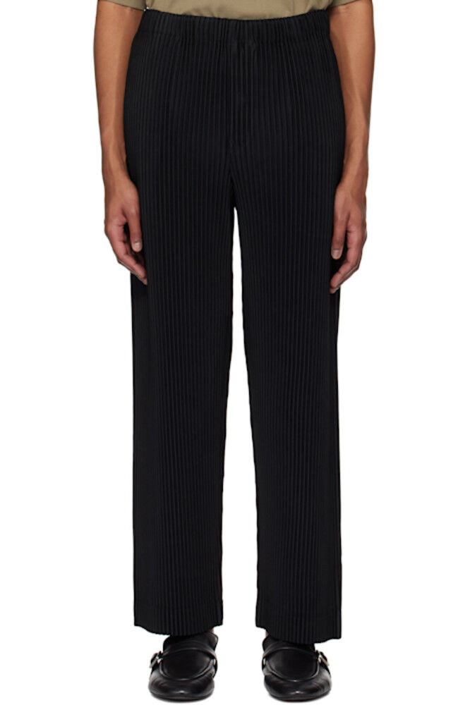 Черные брюки ежемесячного цвета января HOMME PLISSÉ ISSEY MIYAKE
Черные брюки ежемесячного цвета января HOMME PLISSÉ ISSEY MIYAKE