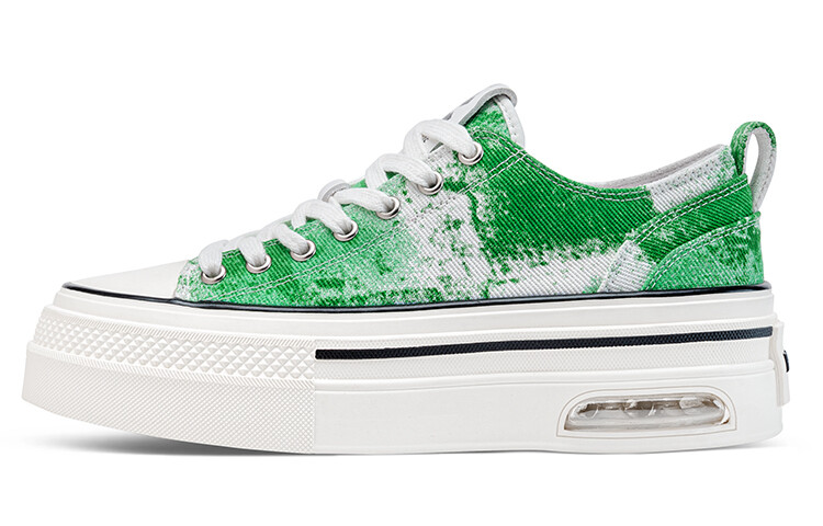 Кеды, скейтборд обувь женская низкая белый/зеленый Hart Davis
Кеды, скейтборд обувь женская низкая белый/зеленый Hart Davis