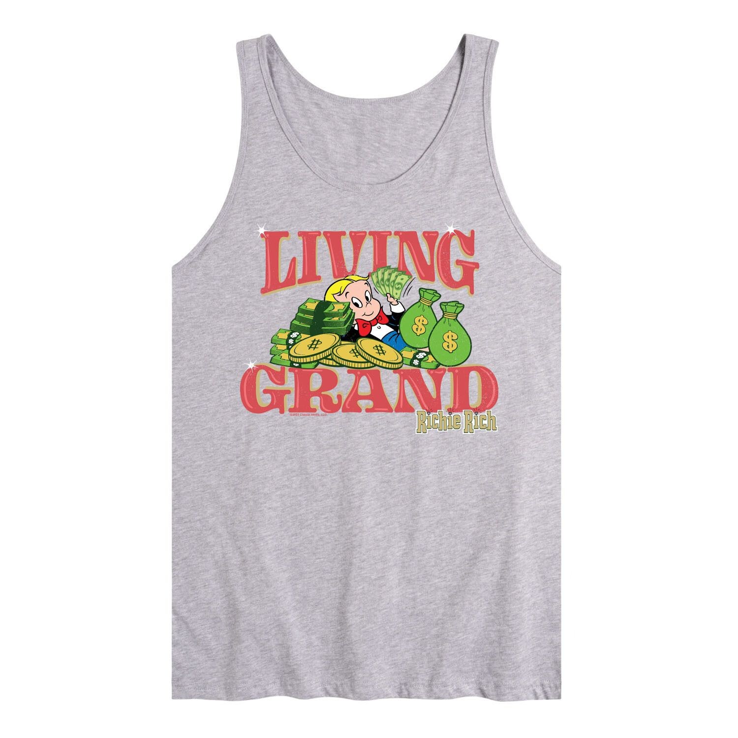 Мужская майка Richie Rich Living Grand Graphic Licensed Character 
Мужская майка Richie Rich Living Grand Graphic Licensed Character