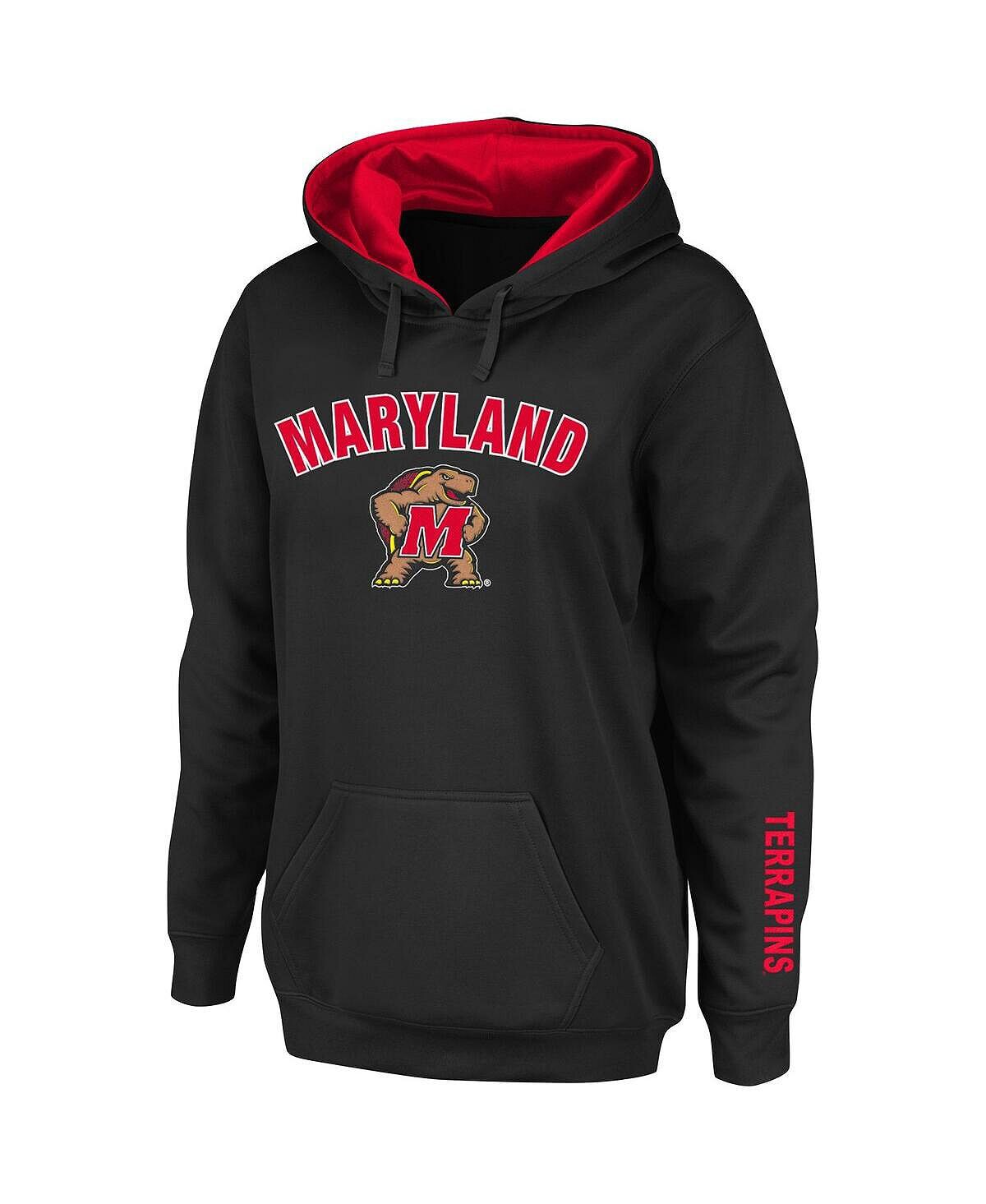 Женский черный пуловер с капюшоном Maryland Terrapins Arch и Logo 1 Colosseum, черный
Женский черный пуловер с капюшоном Maryland Terrapins Arch и Logo 1 Colosseum, черный