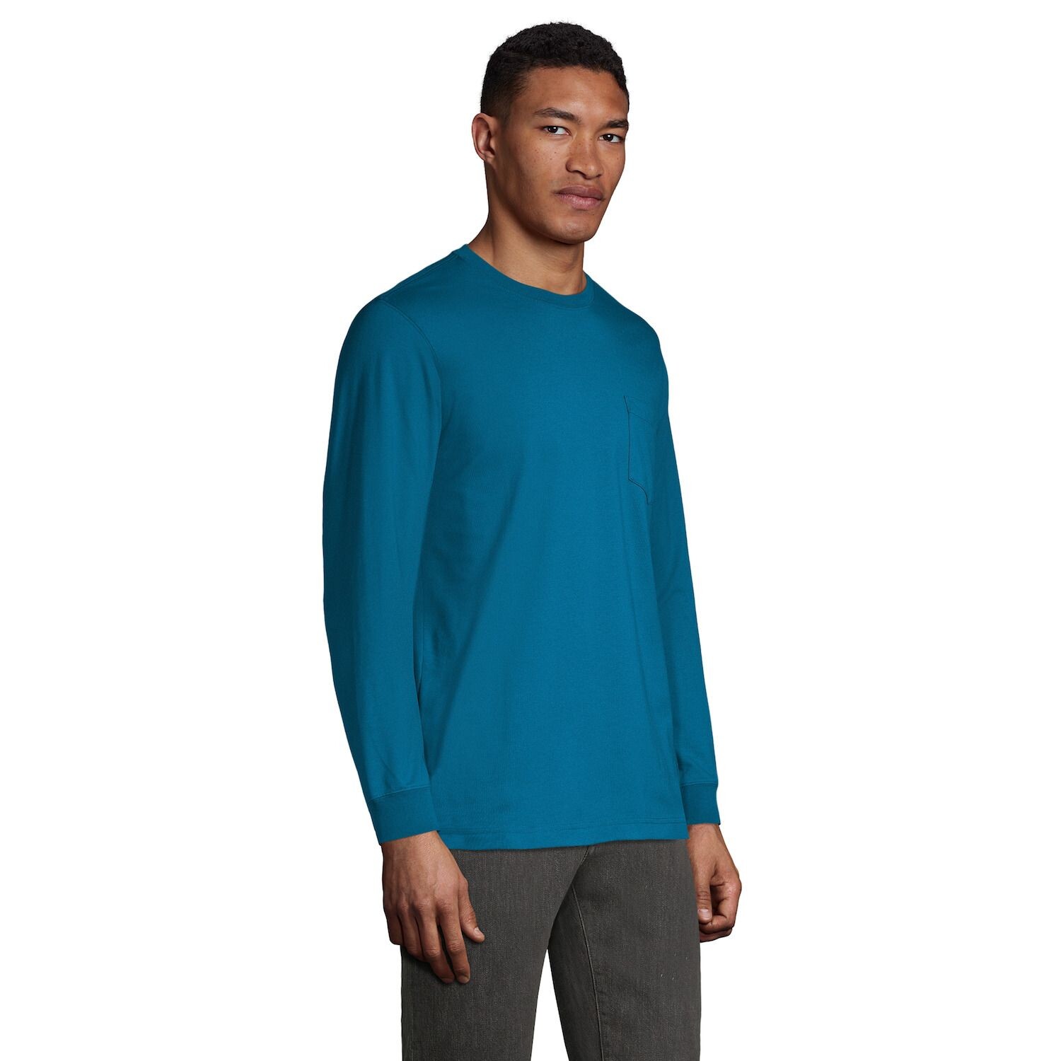 Футболка с карманом Big & Tall Super-T Lands' End, белый
Футболка с карманом Big & Tall Super-T Lands' End, белый