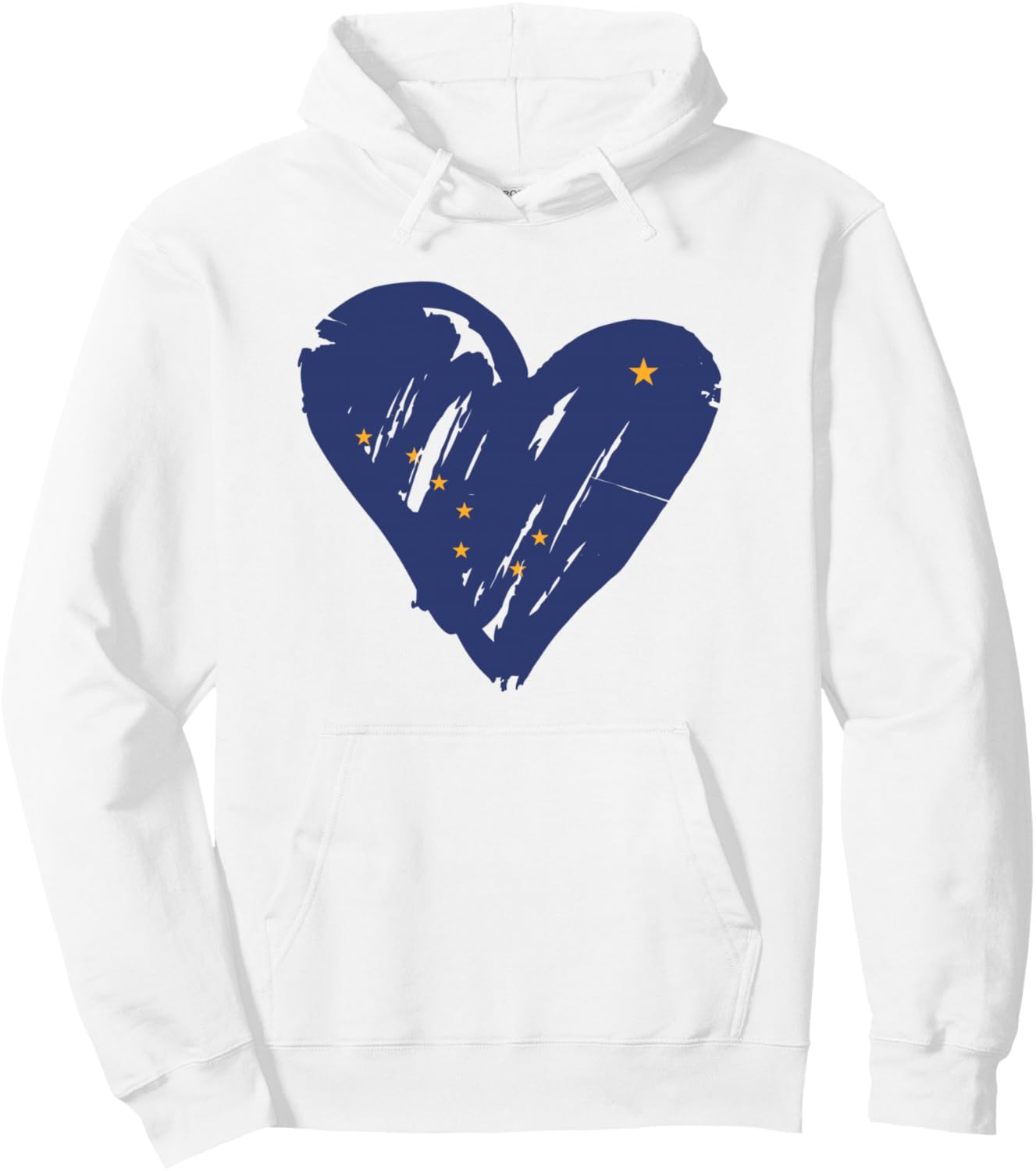 Толстовка с изображением флага штата Аляска в форме сердца Alaska State Apparel, белый
Толстовка с изображением флага штата Аляска в форме сердца Alaska State Apparel, белый