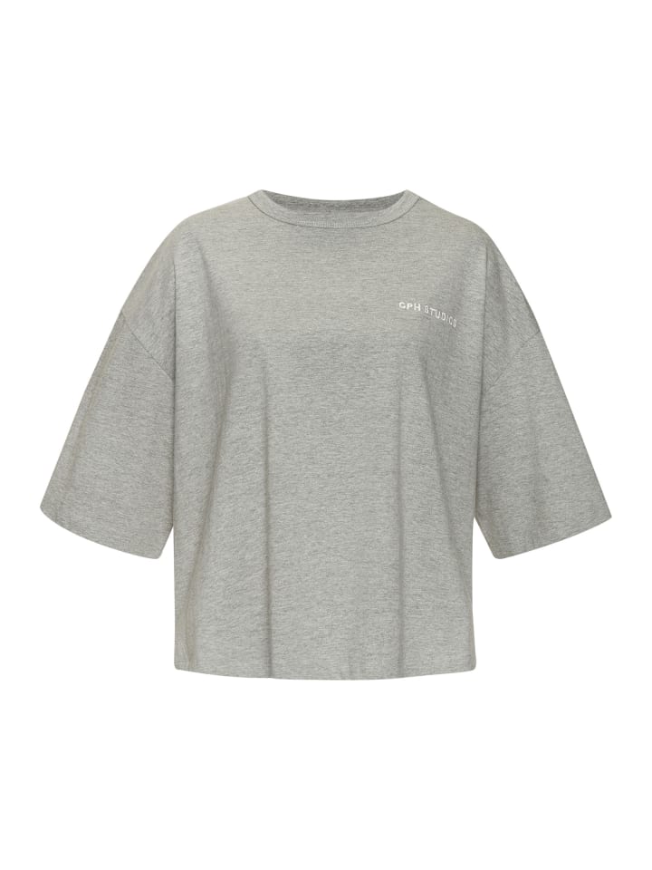 Рубашка оверсайз серого меланжа Copenhagen Studios
Рубашка оверсайз серого меланжа Copenhagen Studios