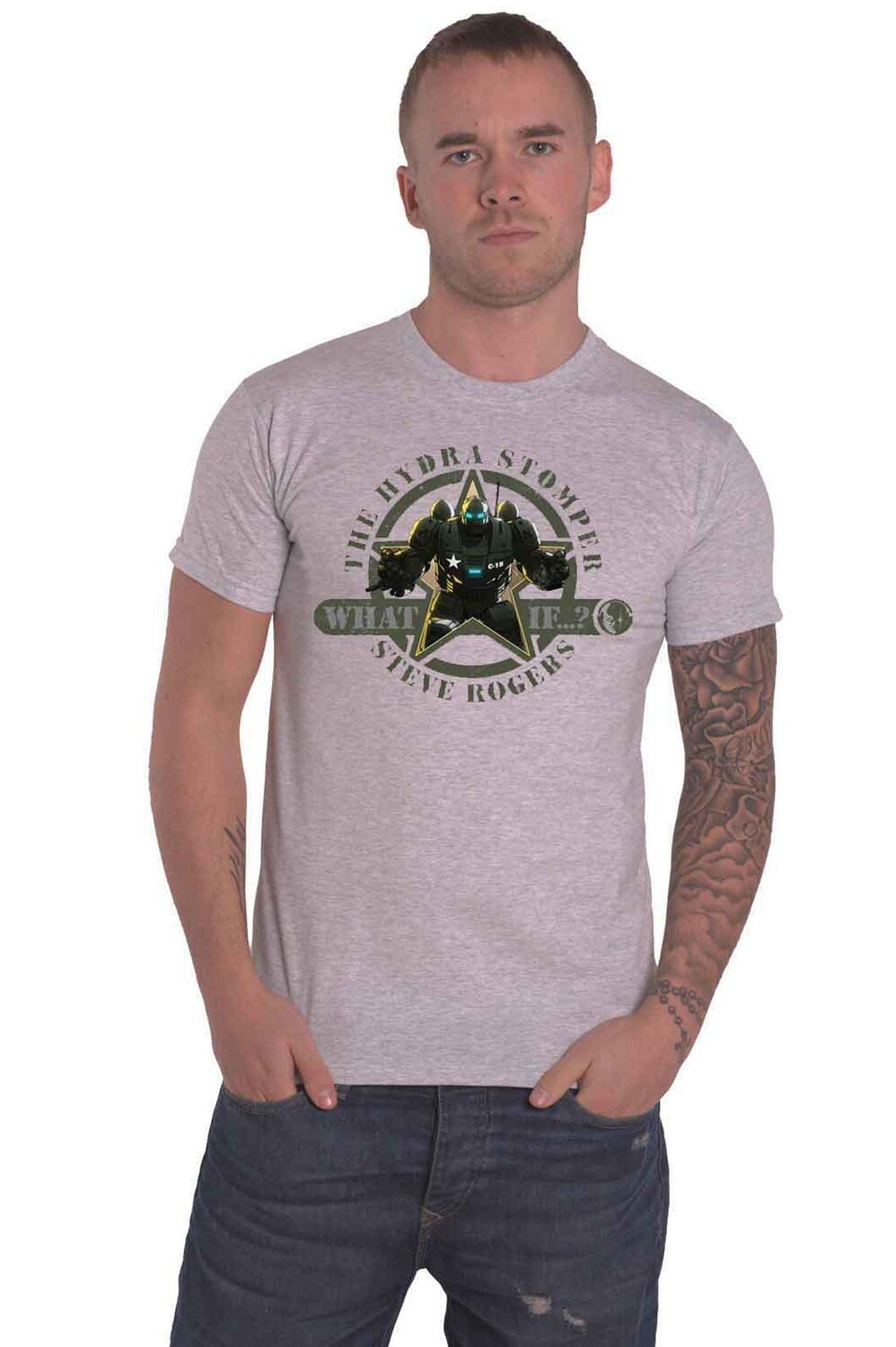 Футболка «Что, если Hydra Stomper» Marvel, серый
Футболка «Что, если Hydra Stomper» Marvel, серый