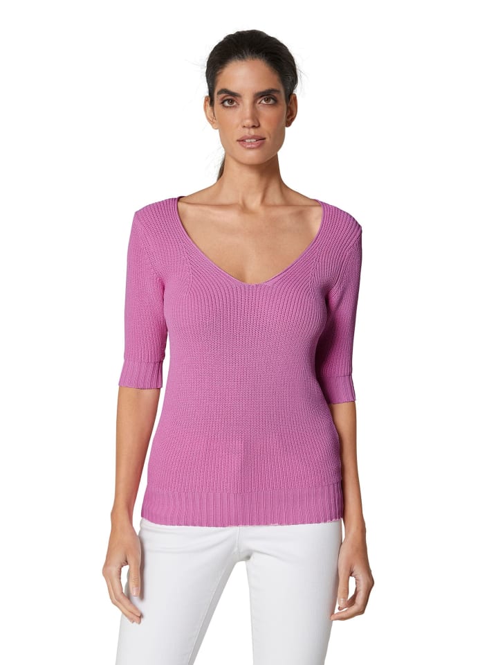 MADELEINE Вязаный свитер с короткими рукавами цвета малинового сорбета
MADELEINE Вязаный свитер с короткими рукавами цвета малинового сорбета