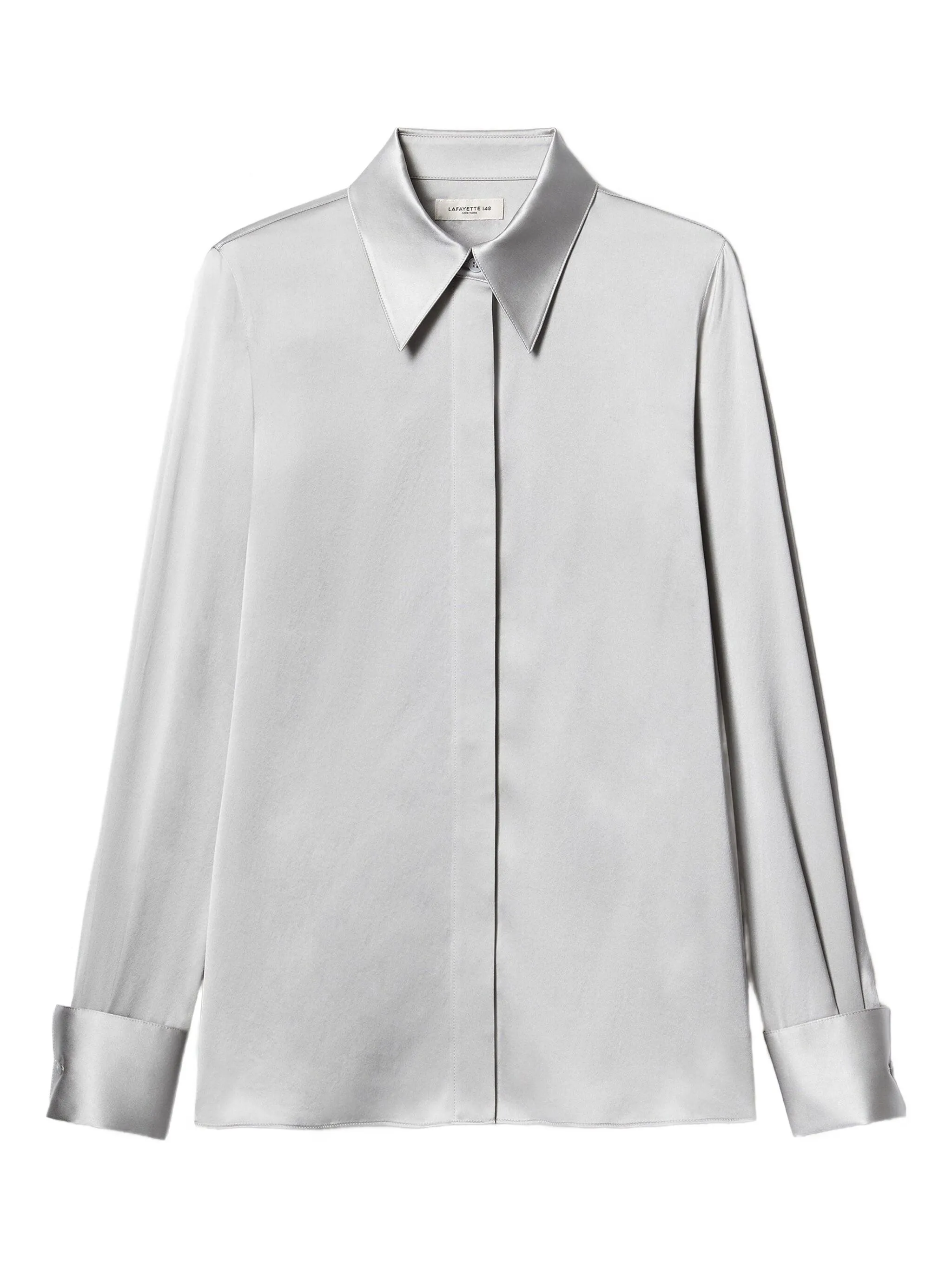 Шелковая рубашка Lafayette 148, серый
Шелковая рубашка Lafayette 148, серый