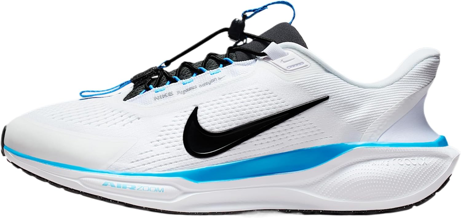 Кроссовки Nike Pegasus Easy On для мужчин, White/Metallic Silver/Black/Blue Hero
Кроссовки Nike Pegasus Easy On для мужчин, White/Metallic Silver/Black/Blue Hero