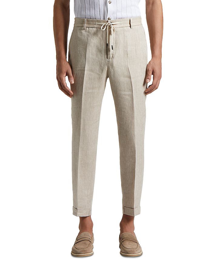 Льняные брюки-джоггеры на шнурке Peserico, коричневый/бежевый
Льняные брюки-джоггеры на шнурке Peserico, коричневый/бежевый