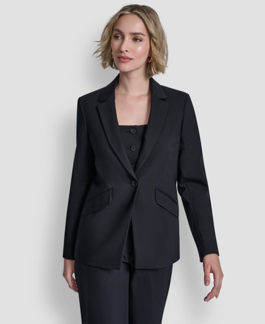 Женская куртка с одной пуговицей и воротником с лацканами DKNY, Navy
Женская куртка с одной пуговицей и воротником с лацканами DKNY, Navy