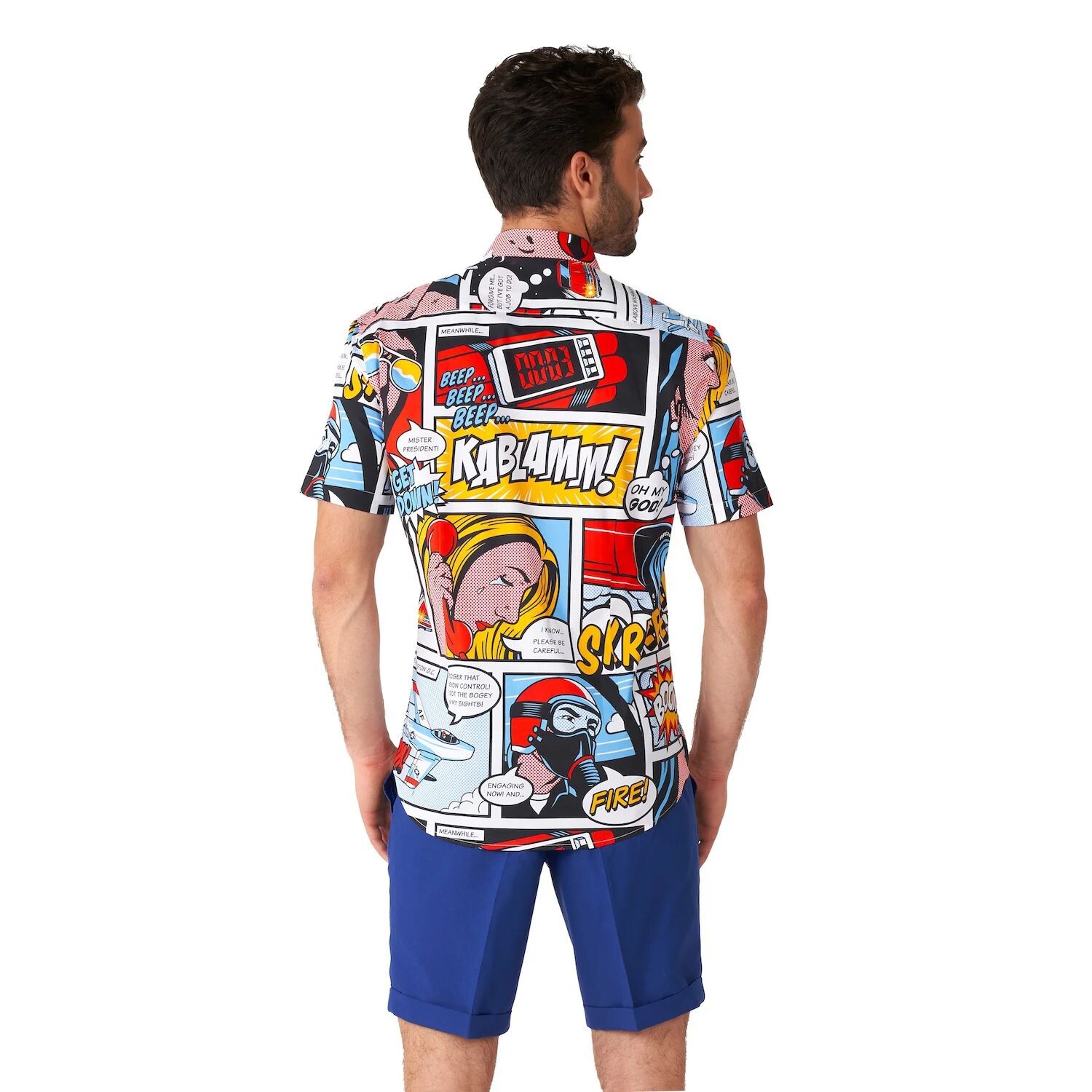 Мужская пляжная рубашка на пуговицах OppoSuits 
Мужская пляжная рубашка на пуговицах OppoSuits