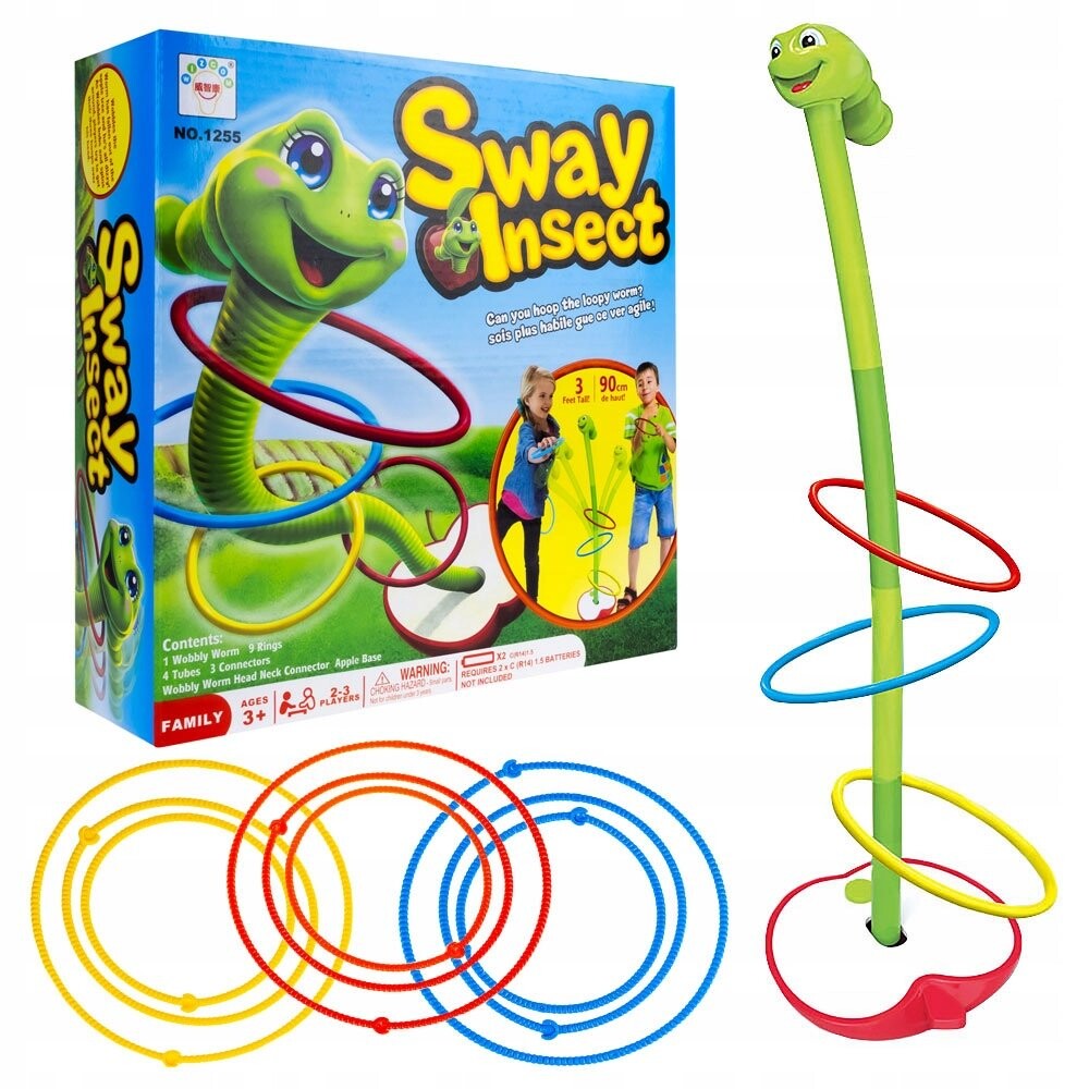 Аркадная игра для детей «Бросание червяка в мишень» Танцующий червяк Ринго AIG
Аркадная игра для детей «Бросание червяка в мишень» Танцующий червяк Ринго AIG