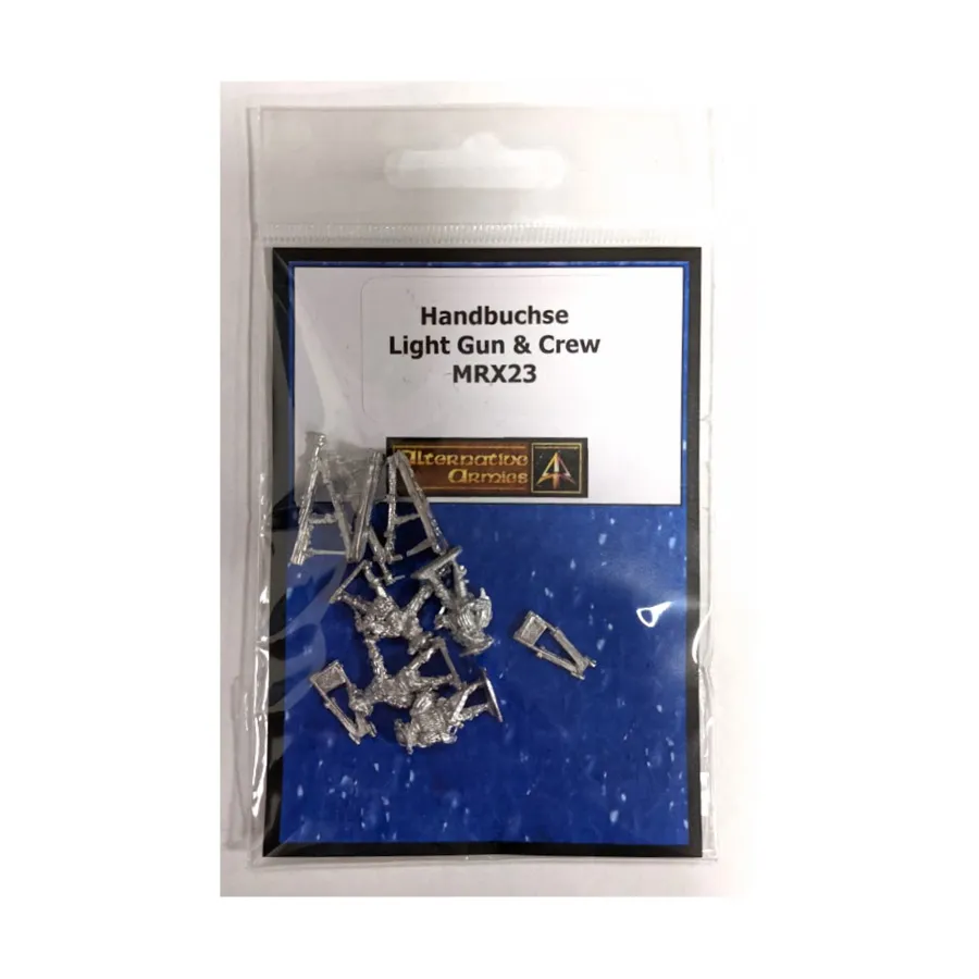 Handbuschse Light Gun & Crew, Altuos Historical Miniatures - Early 16th Century (15mm)
Handbuschse Light Gun & Crew, Altuos Historical Miniatures - Early 16th Century (15mm)