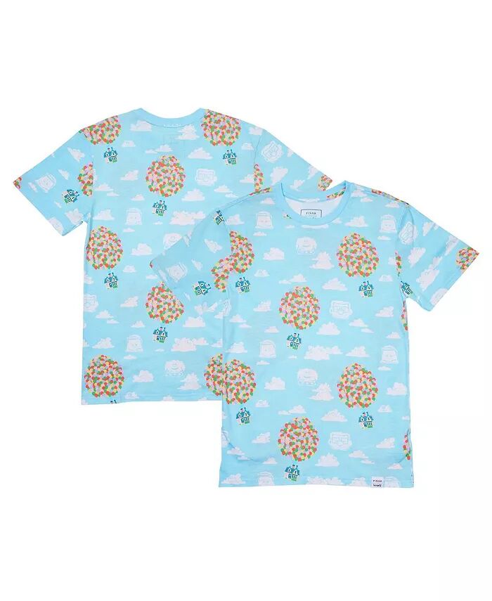 Мужская и женская светло-голубая футболка с принтом Balloon House Allover в честь 15-летия Loungefly
Мужская и женская светло-голубая футболка с принтом Balloon House Allover в честь 15-летия Loungefly