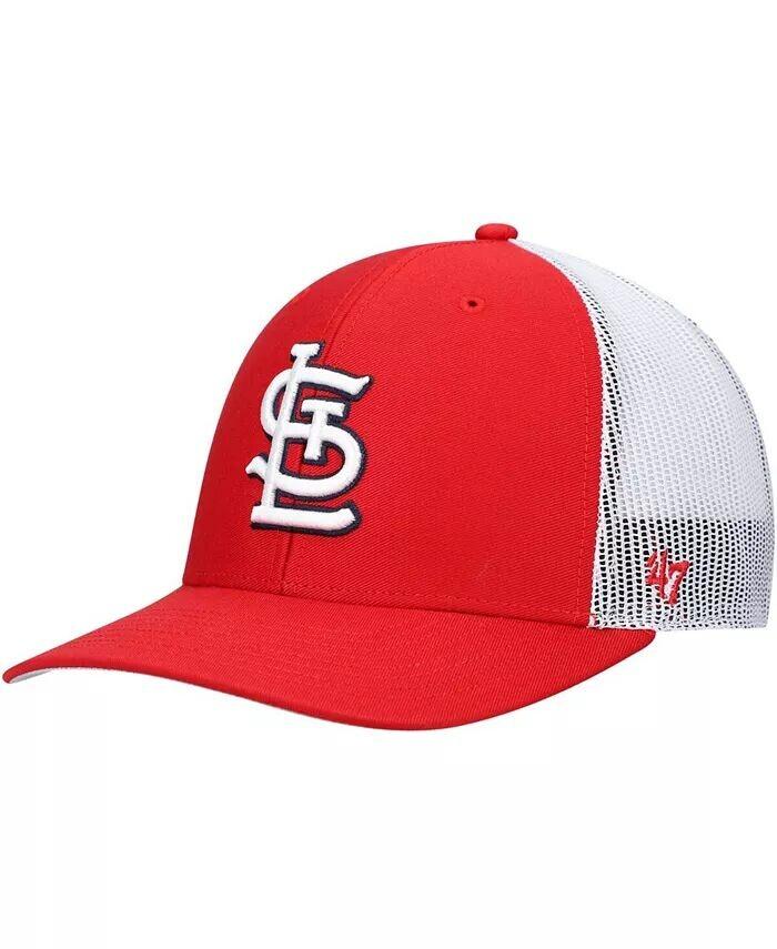 Мужская красно-белая кепка St. Louis Cardinals Primary Logo Trucker Snapback '47 Brand
Мужская красно-белая кепка St. Louis Cardinals Primary Logo Trucker Snapback '47 Brand