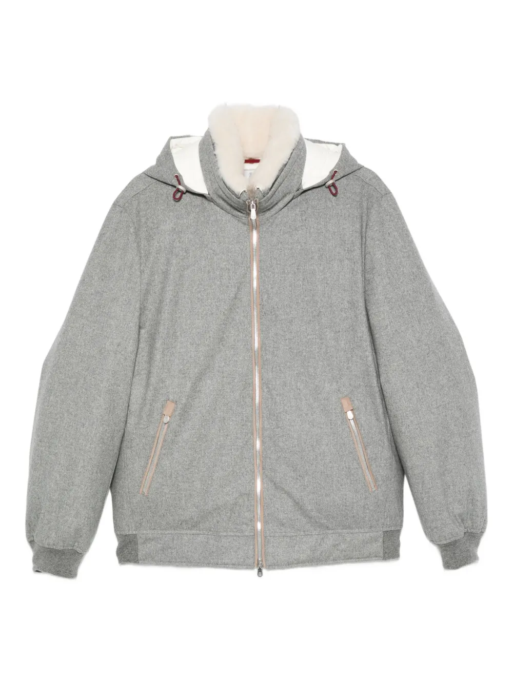 Куртка с капюшоном на молнии Brunello Cucinelli, серый
Куртка с капюшоном на молнии Brunello Cucinelli, серый