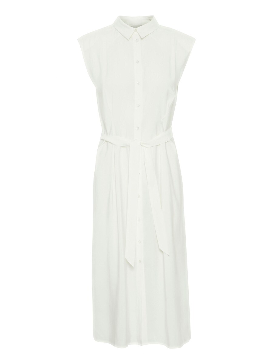 Платье-рубашка ICHI Cinoma, White 
Платье-рубашка ICHI Cinoma, White