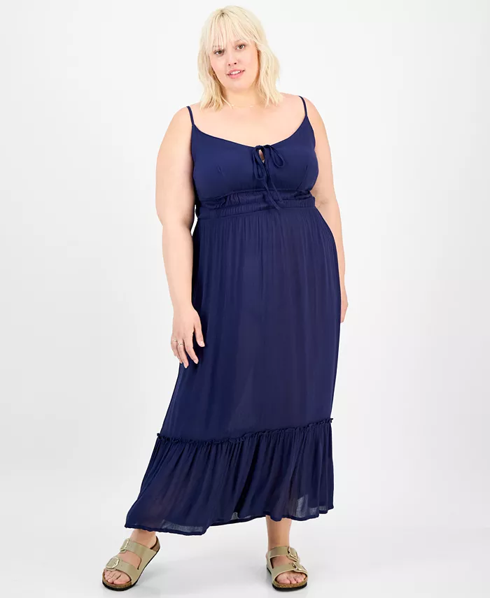 Платье макси Trendy Plus с завязками спереди FULL CIRCLE TRENDS, синий
Платье макси Trendy Plus с завязками спереди FULL CIRCLE TRENDS, синий